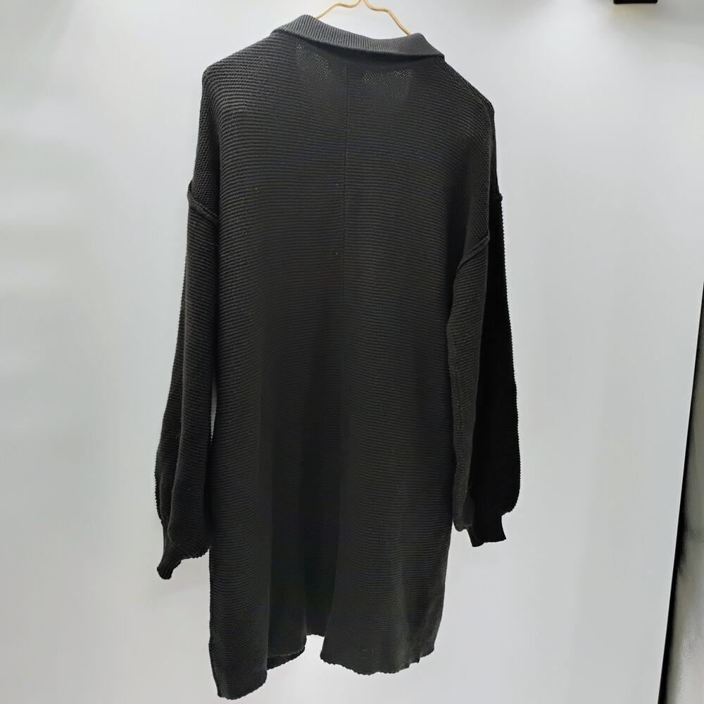 Promesa Button Romper chunky knit polo collar button‎ down long sleeve crotchet - Picture 10 of 14